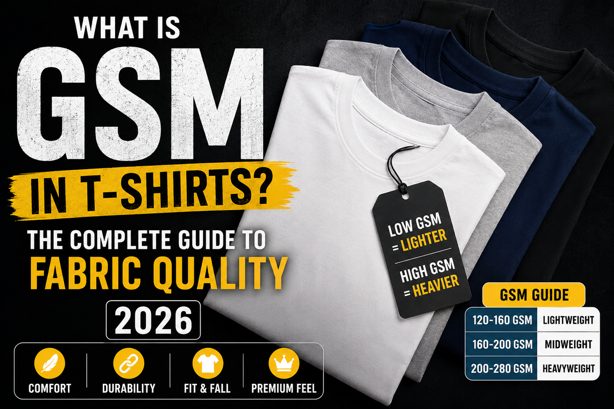 What Is GSM in T-Shirts? The Complete Guide to Fabric Quality (2026)