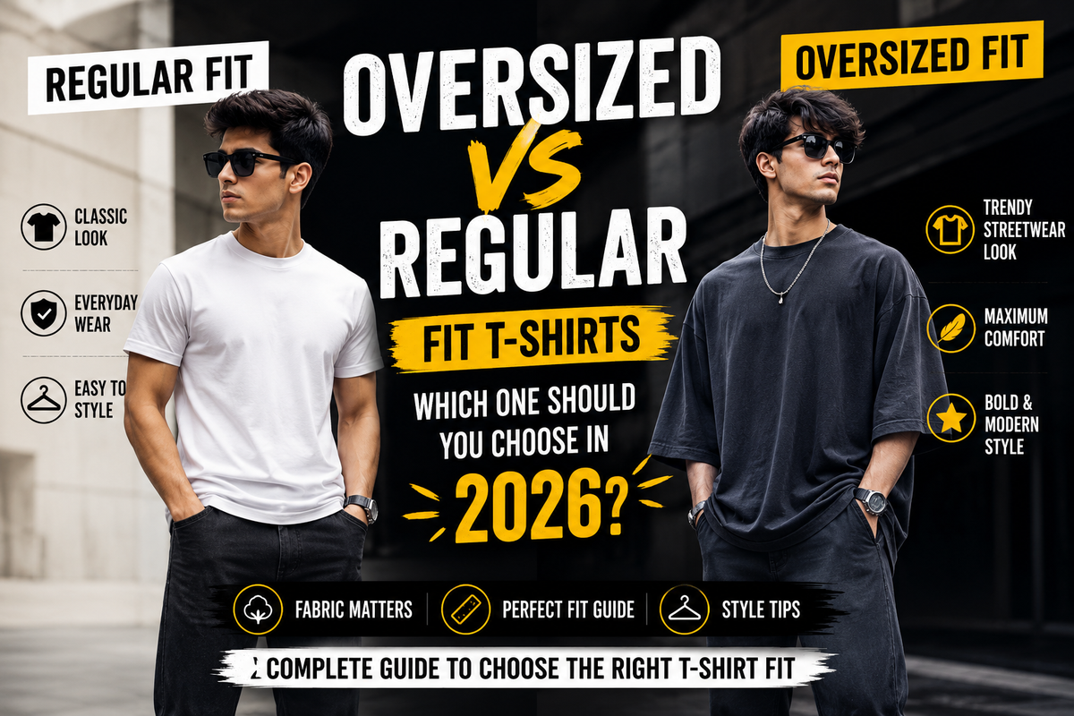 Oversized vs Regular Fit T-Shirts: Which One Should You Choose in 2026?