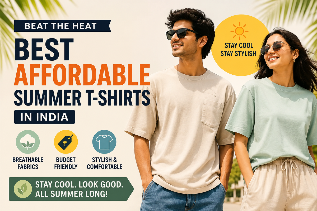 Best T-Shirts for Summer in India (Affordable Picks)