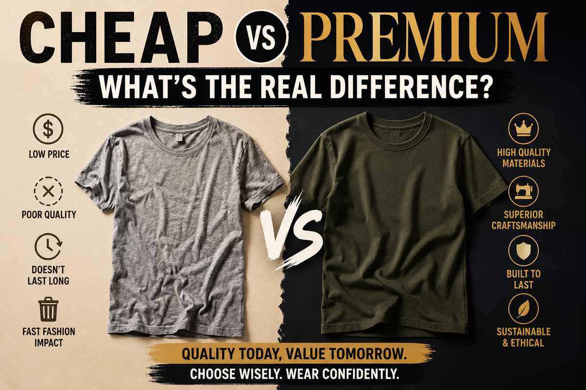 Cheap vs Premium Clothing: What’s the Real Difference?